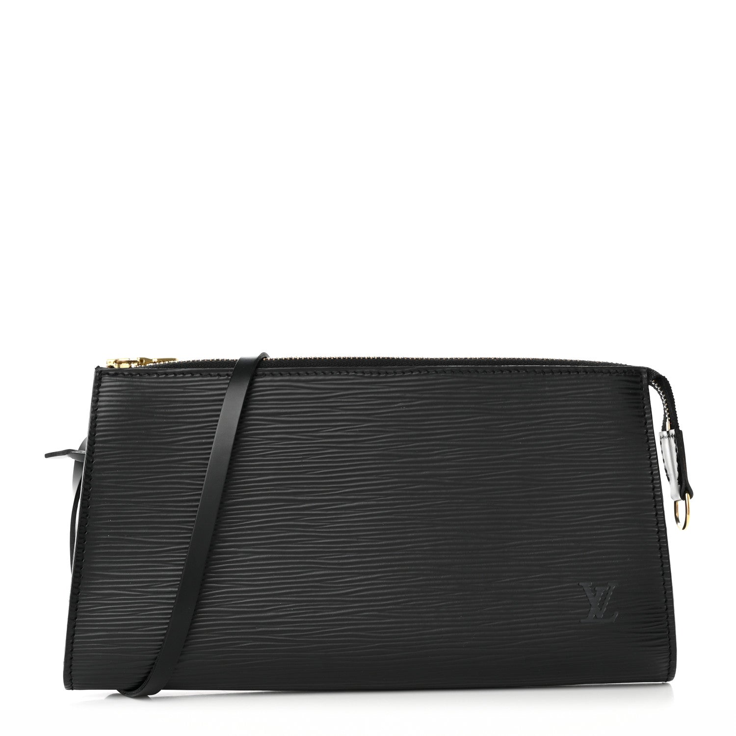 Louis Vuitton Epi Pochette Accessories 24 Black 1 of 7
