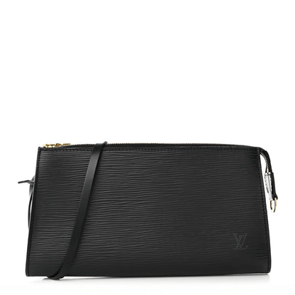 Louis Vuitton Epi Pochette Accessories 24 Black 1 of 7