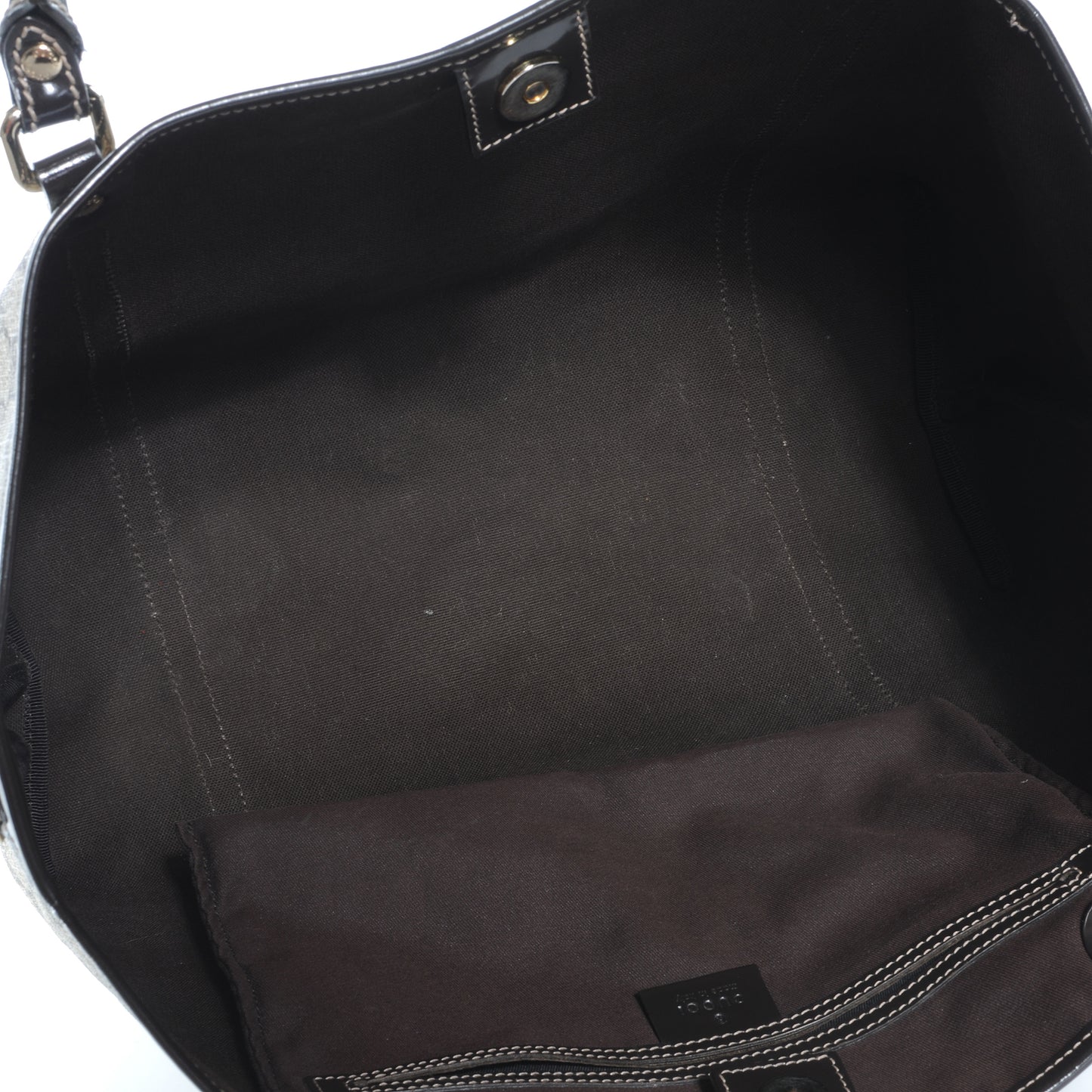 GG Plus Monogram Medium Joy Tote Brown