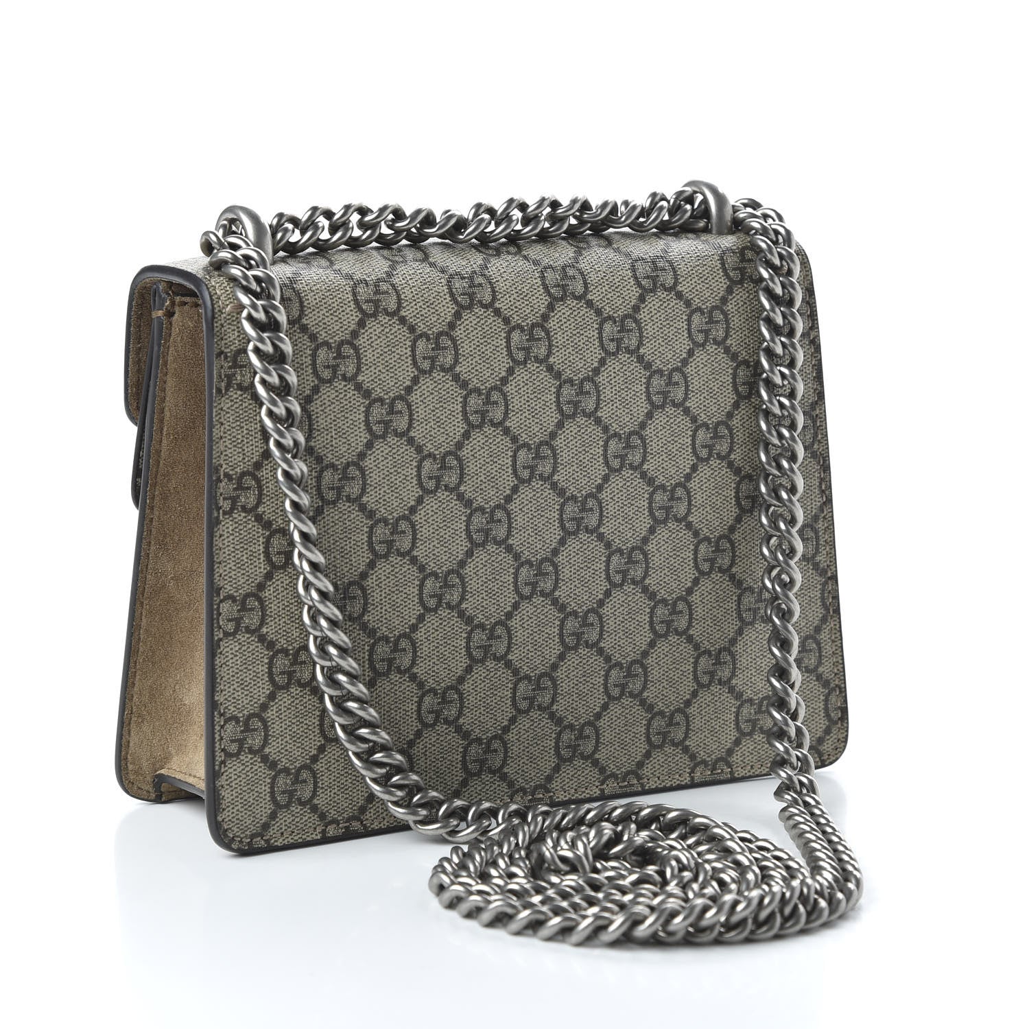 Gucci GG Supreme Monogram Mini Dionysus Shoulder Bag Taupe 3 of 11