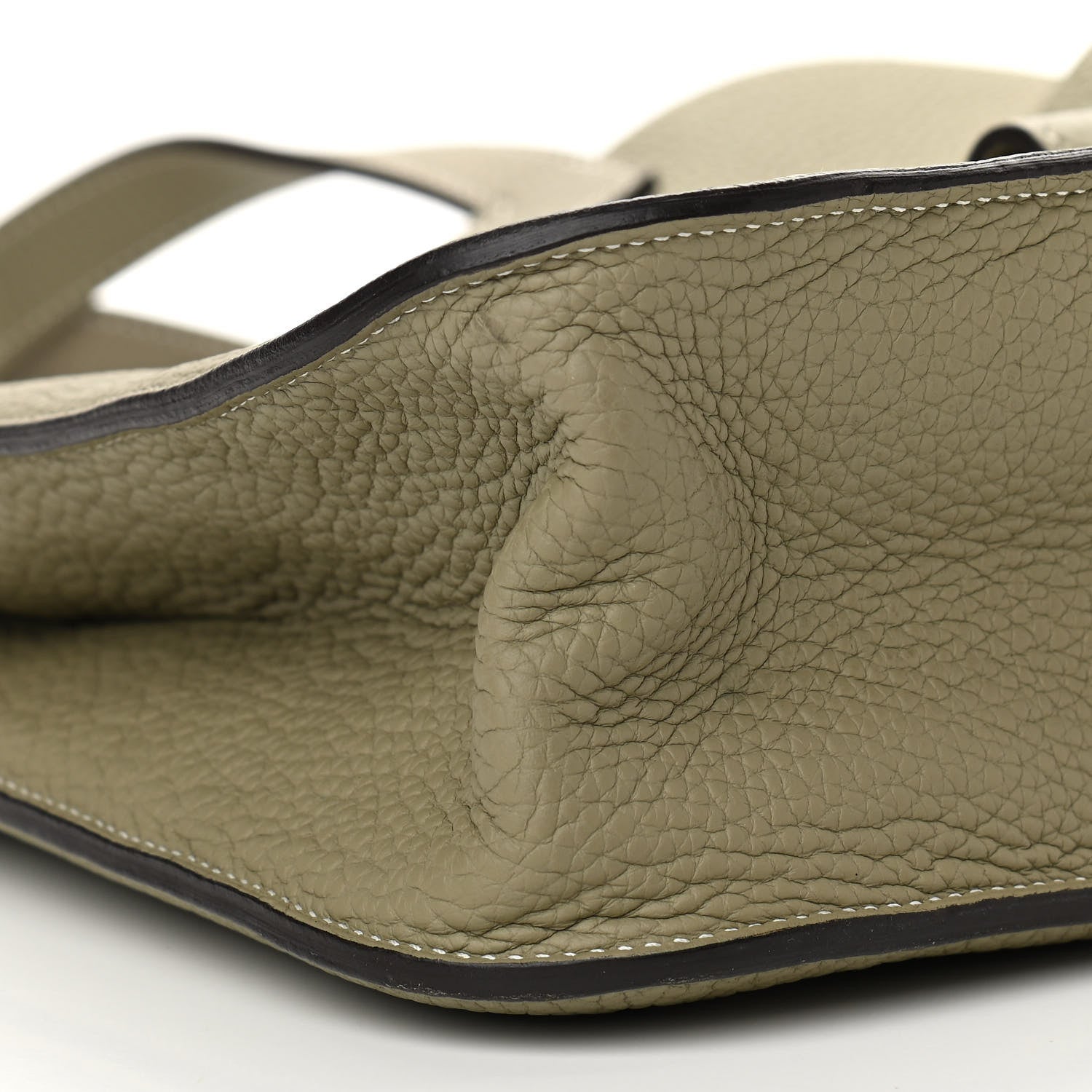 Hermes Taurillon Clemence Halzan 31 GM Sauge 9 of 11