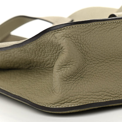 Hermes Taurillon Clemence Halzan 31 GM Sauge 9 of 11