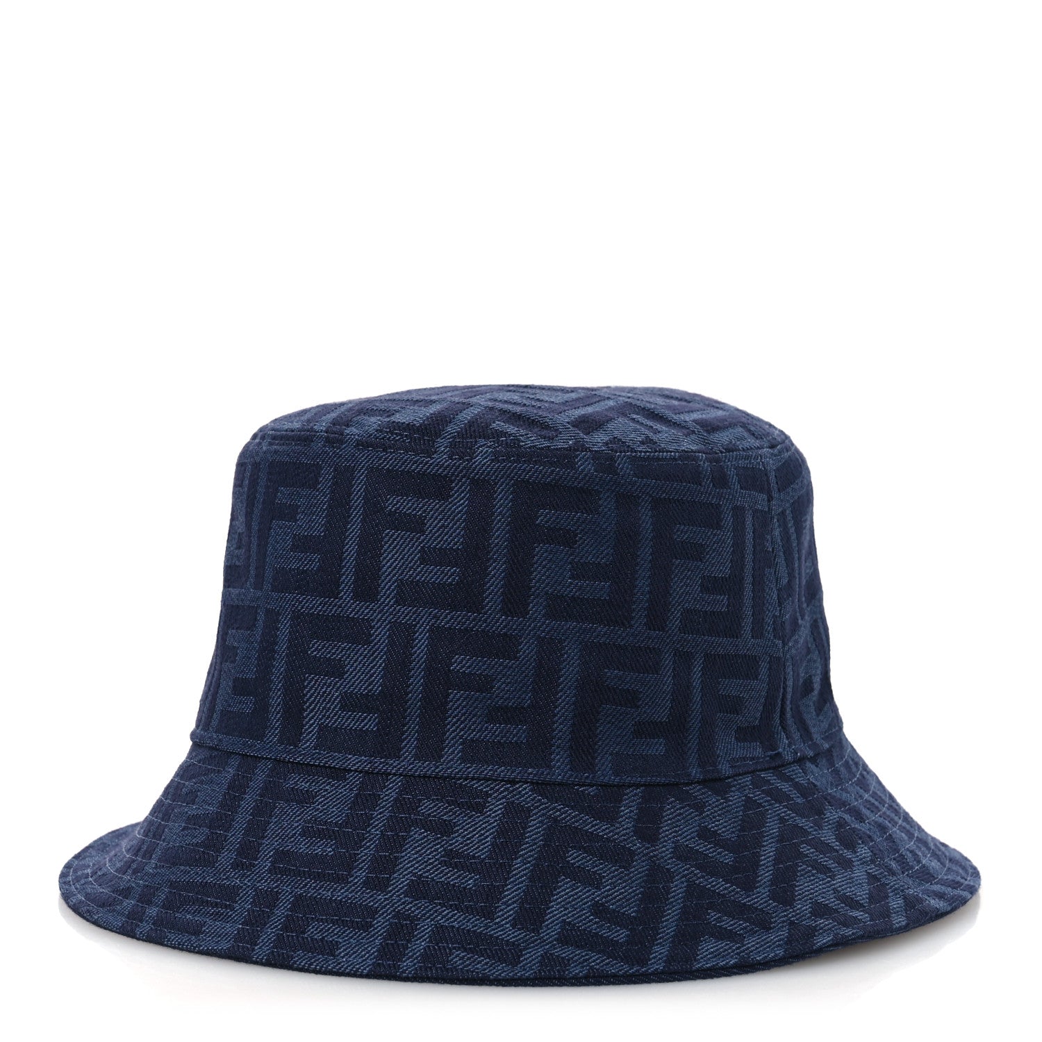 Fendi Denim FF Reversible Bucket Hat M Blue 3 of 16