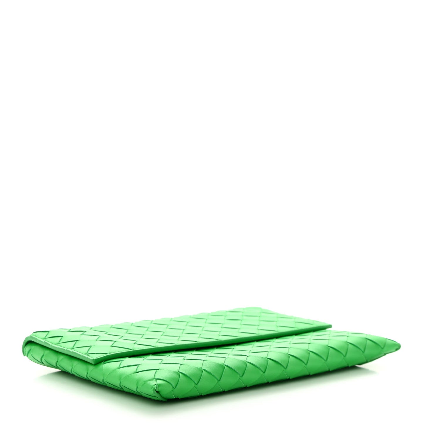 Nappa Intrecciato Flap Pouch Parakeet