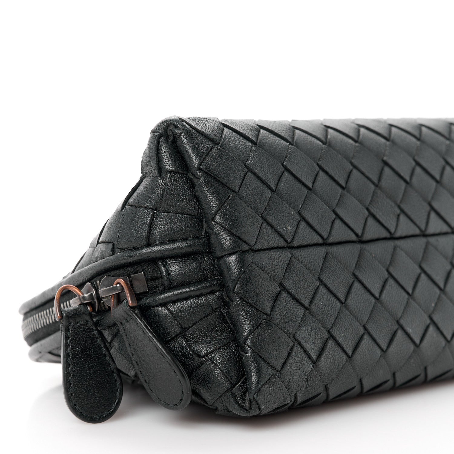 Bottega Veneta Nappa Intrecciato Small Cosmetic Pouch Black 10 of 11