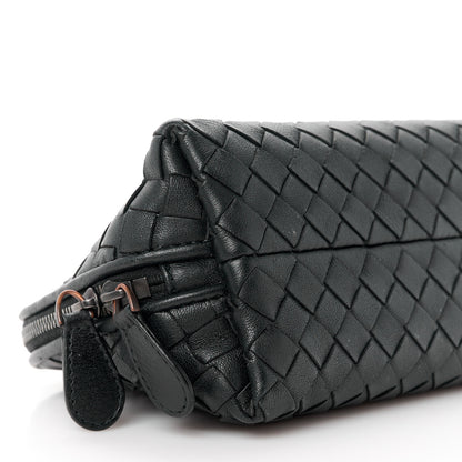 Bottega Veneta Nappa Intrecciato Small Cosmetic Pouch Black 10 of 11