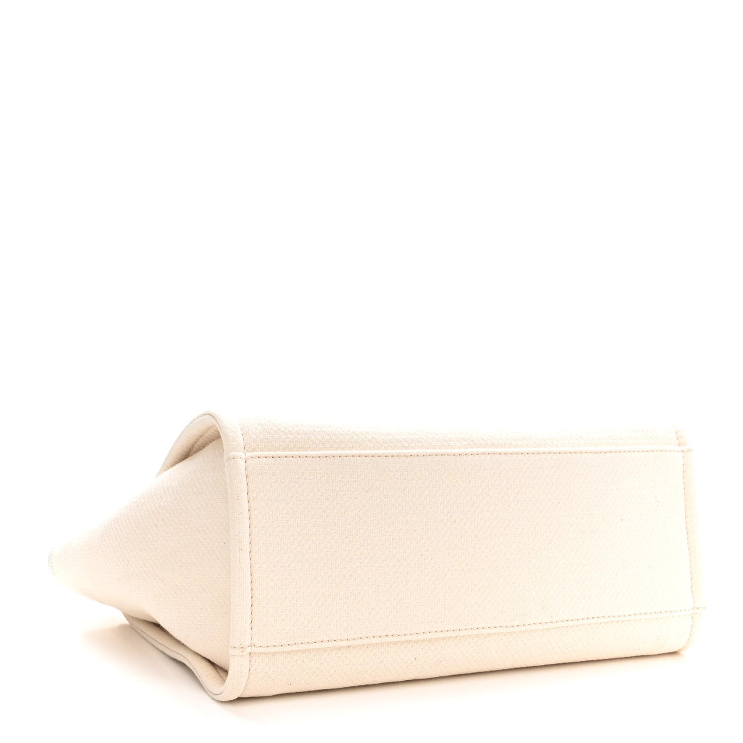 Mixed Fibers Small Deauville Tote White