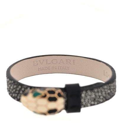 Bulgari Galuchat Serpenti Forever Bracelet S Black 4 of 6
