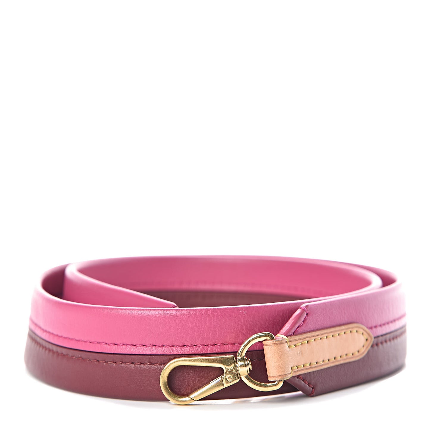 Calfskin Cluny BB Shoulder Strap Bordeaux Fuchsia