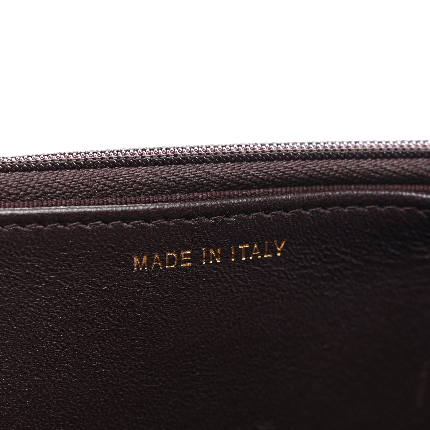 Chanel Lambskin Quilted Studded CC Wallet On Chain WOC Brown 7 of 12