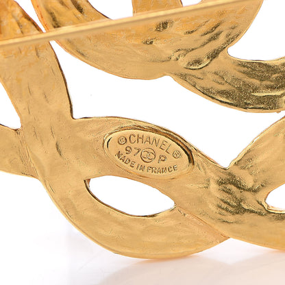Chanel CC Brooch Gold 4 of 4