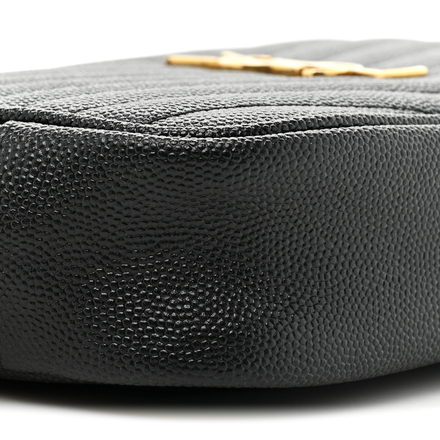Grain De Poudre Matelasse Monogram Mini Lou Camera Bag Black