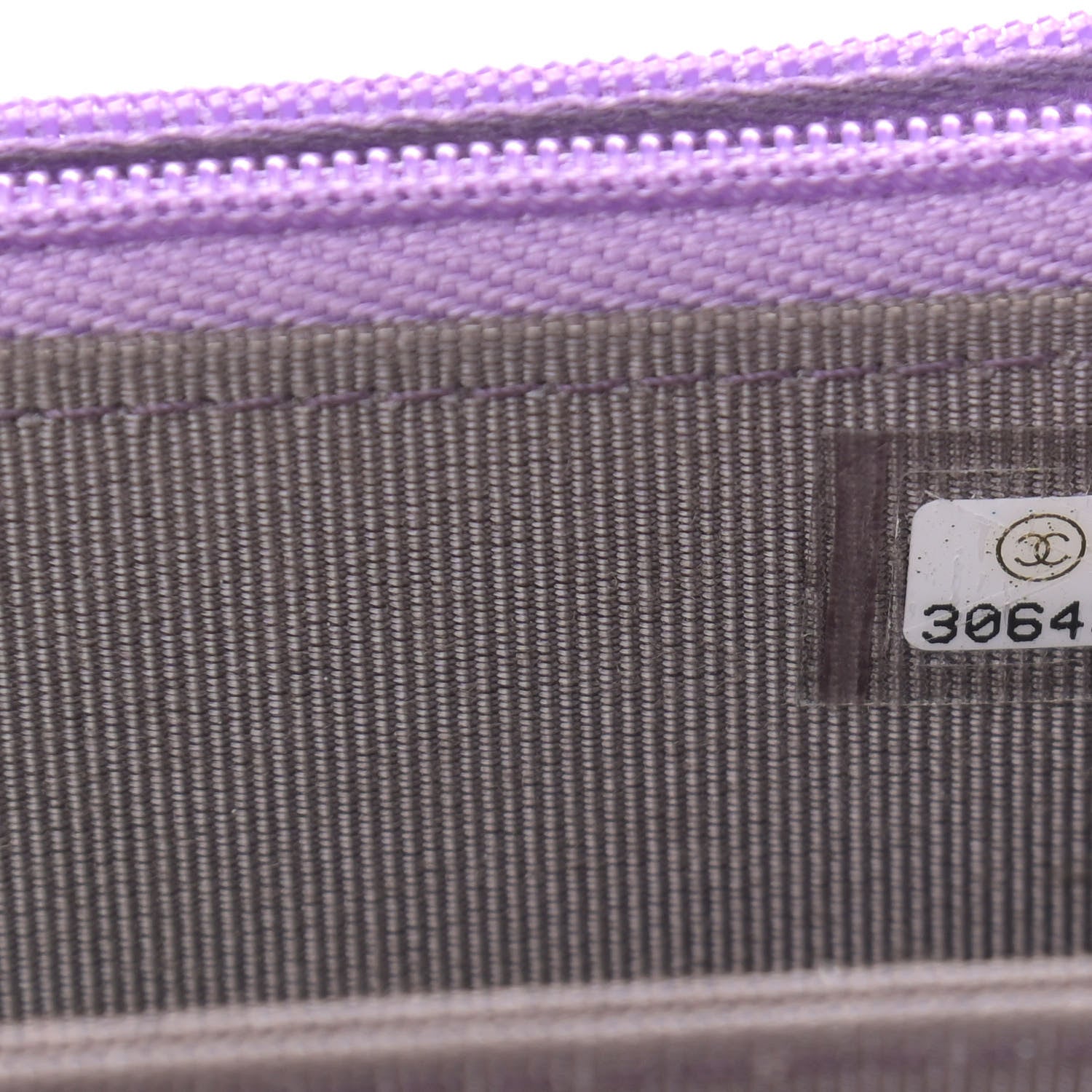 Chanel Iridescent Lambskin Quilted Mini Wallet On Chain WOC Purple 7 of 11
