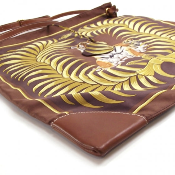 Hermes Bi-Material Silky City Bag Tiger Royal 6 of 15