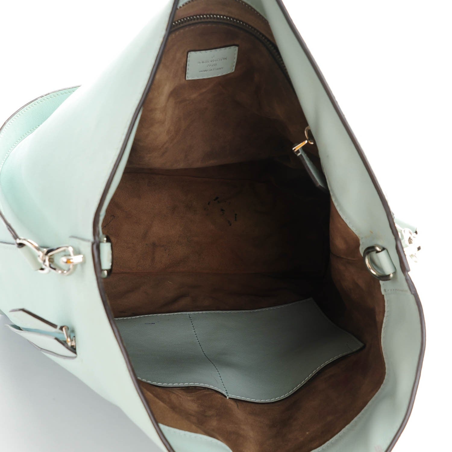 Louis Vuitton Veau Soie Calfskin Parnassea Bagatelle Hobo Azur 5 of 9