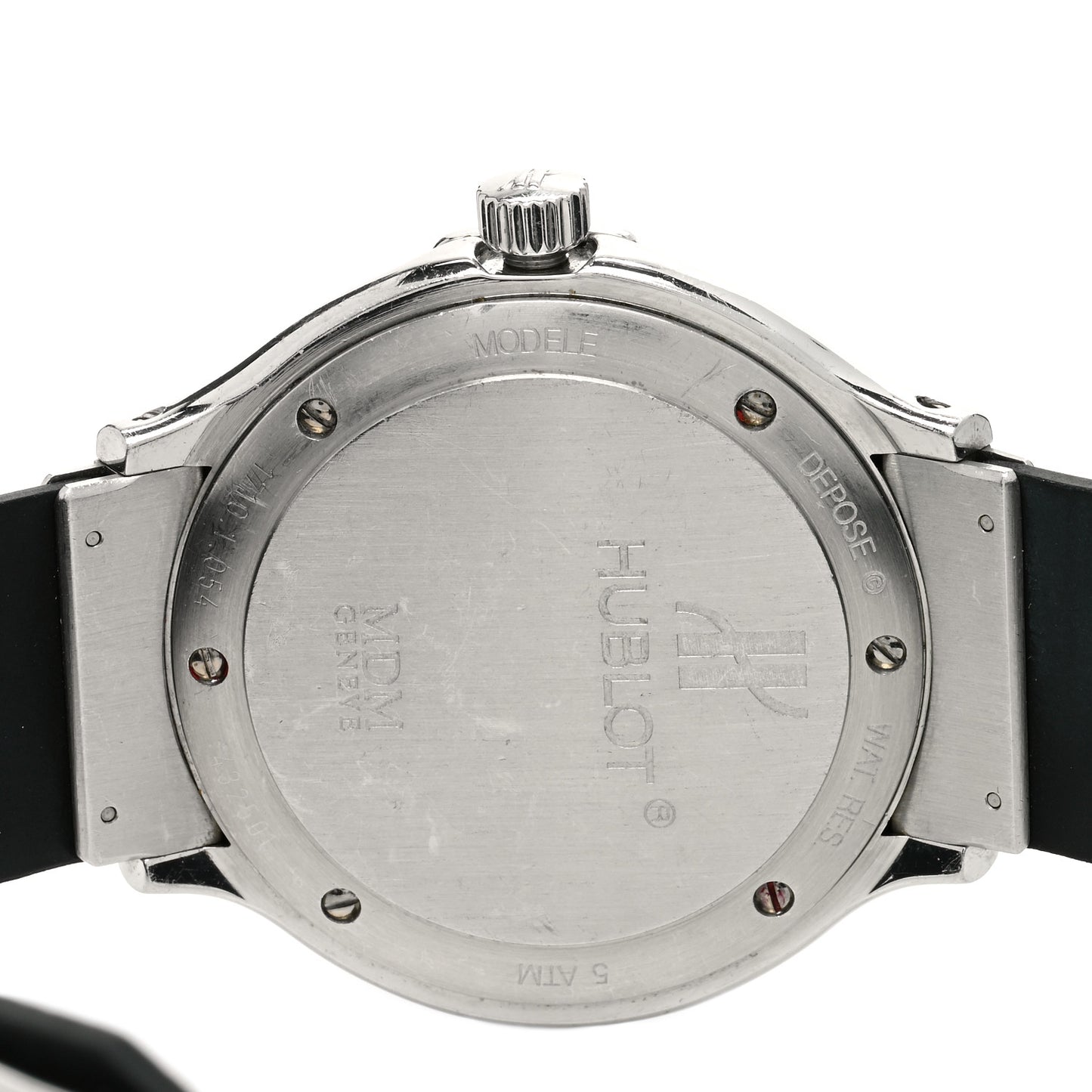 Stainless Steel Rubber Diamond Bezel 37mm Classic MDM Automatic Watch Black 1710.1.054