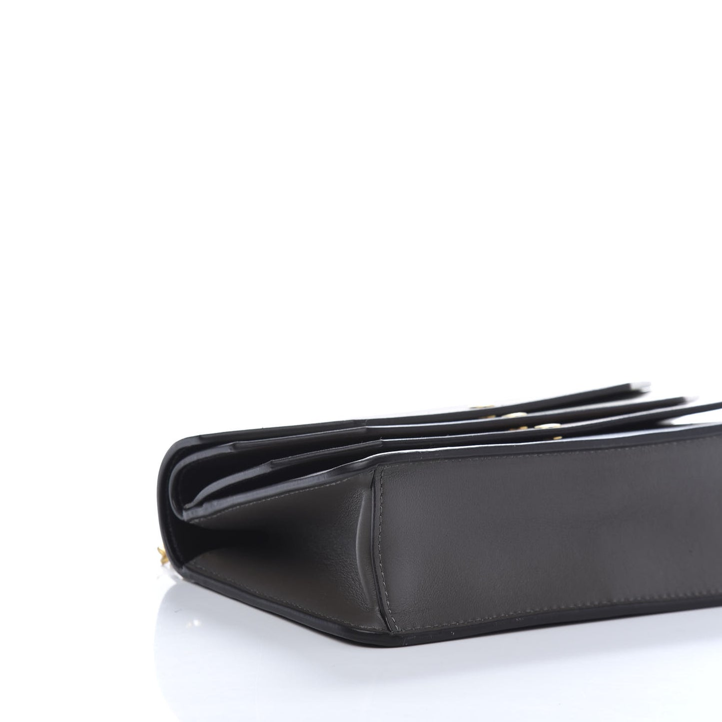 Smooth Calfskin Multiflap Chain Clutch Oxblood Multicolor