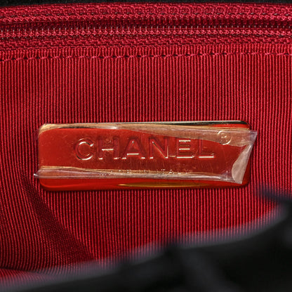 Chanel Cotton Canvas Quilted Medium Chanel 19 Flap Black 8 of 10