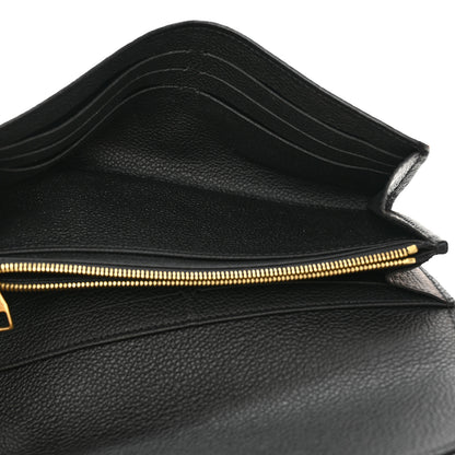 Louis Vuitton Empreinte Sarah Wallet NM Black 5 of 11