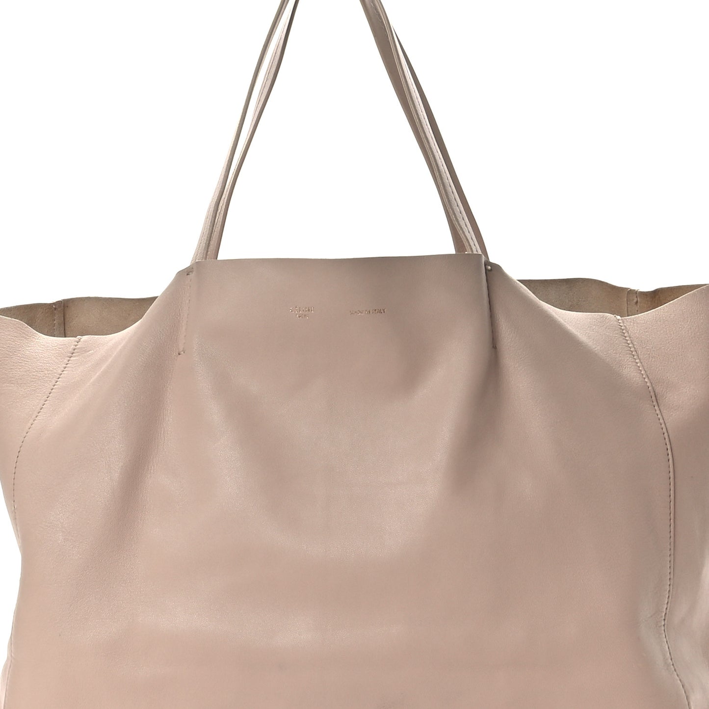 Lambskin Horizontal Cabas Beige