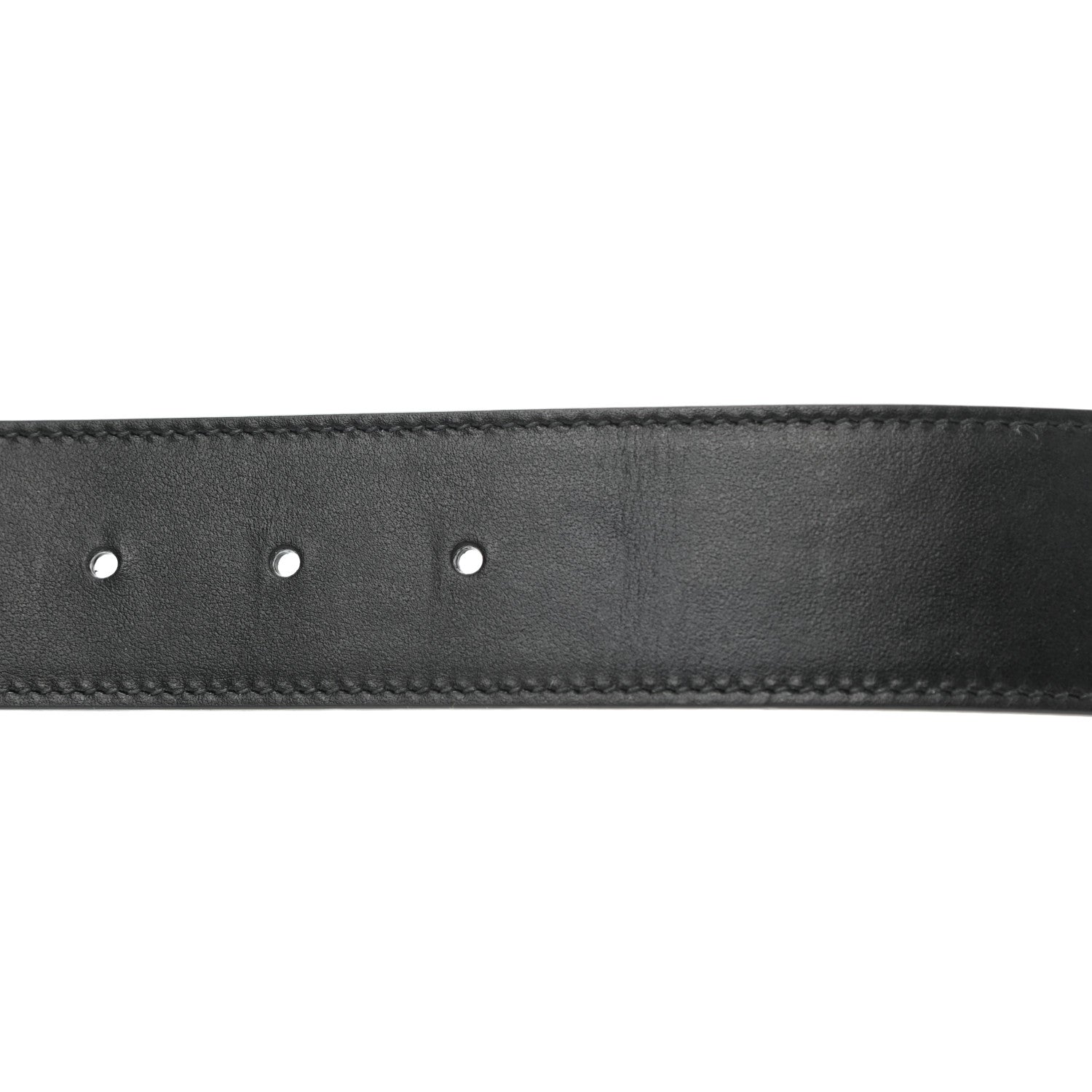 Gucci Plutone Calfskin Double G 40mm Belt 75 30 Black 6 of 8