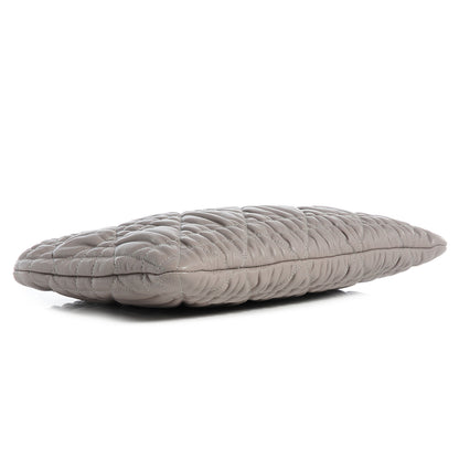 Christian Dior Lambskin Quilted Delidior Cannage Clutch Grey 4 of 7