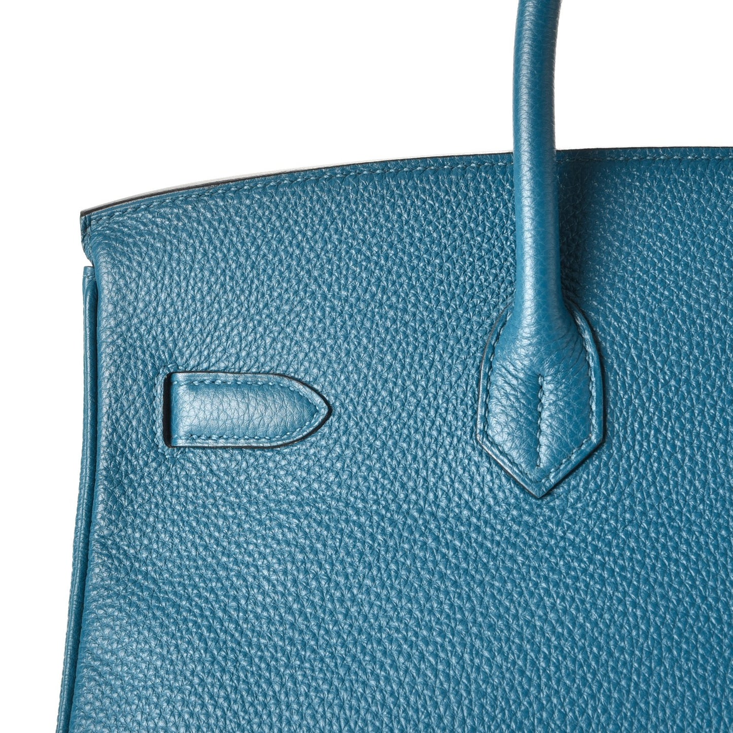 Togo Birkin 35 Bleu De Galice