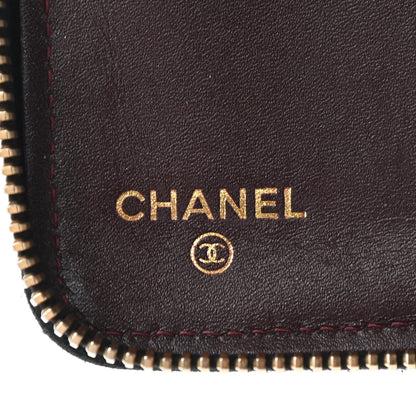 Chanel Caviar Quilted Large Zip Around Organizer Wallet Black 12 of 16
