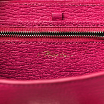 3.1 Phillip Lim Textured Calfskin Mini Pashli Satchel Fuschia 6 of 34