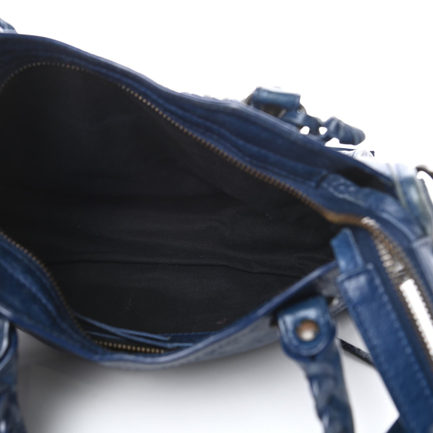 Balenciaga Agneau Classic Hardware Mini City Bleu Mineral 5 of 15