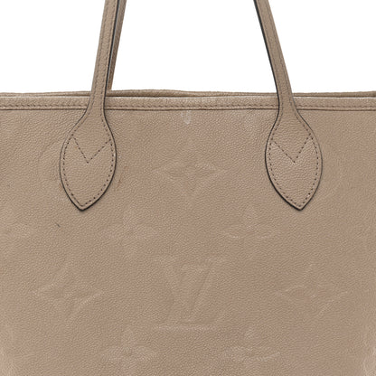 Louis Vuitton Empreinte Monogram Giant Neverfull MM Tourterelle 8 of 16