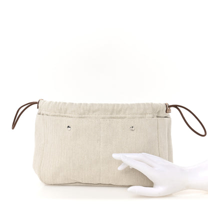 Hermes Canvas Barenia Fourbi 25 MM Pouch Naturel Fauve 2 of 7