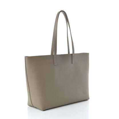 Saint Laurent Calfskin Large Shopping Tote Dusty Gray 3 of 9