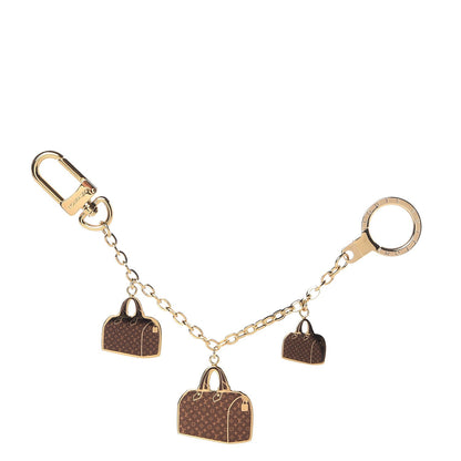 Louis Vuitton Monogram Iconic Speedy Bag Charm Chain Gold 1 of 5