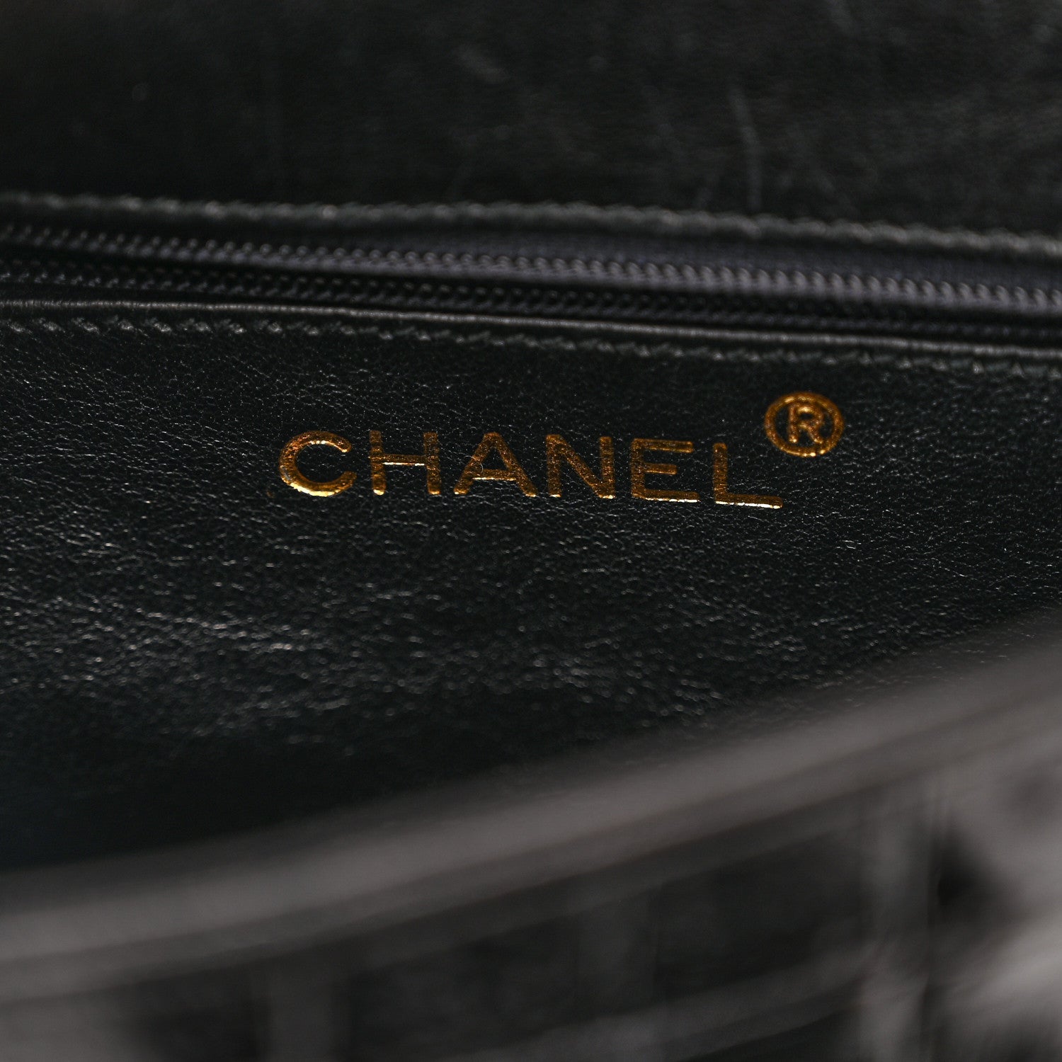 Chanel Shiny Crocodile Flap Black 6 of 15