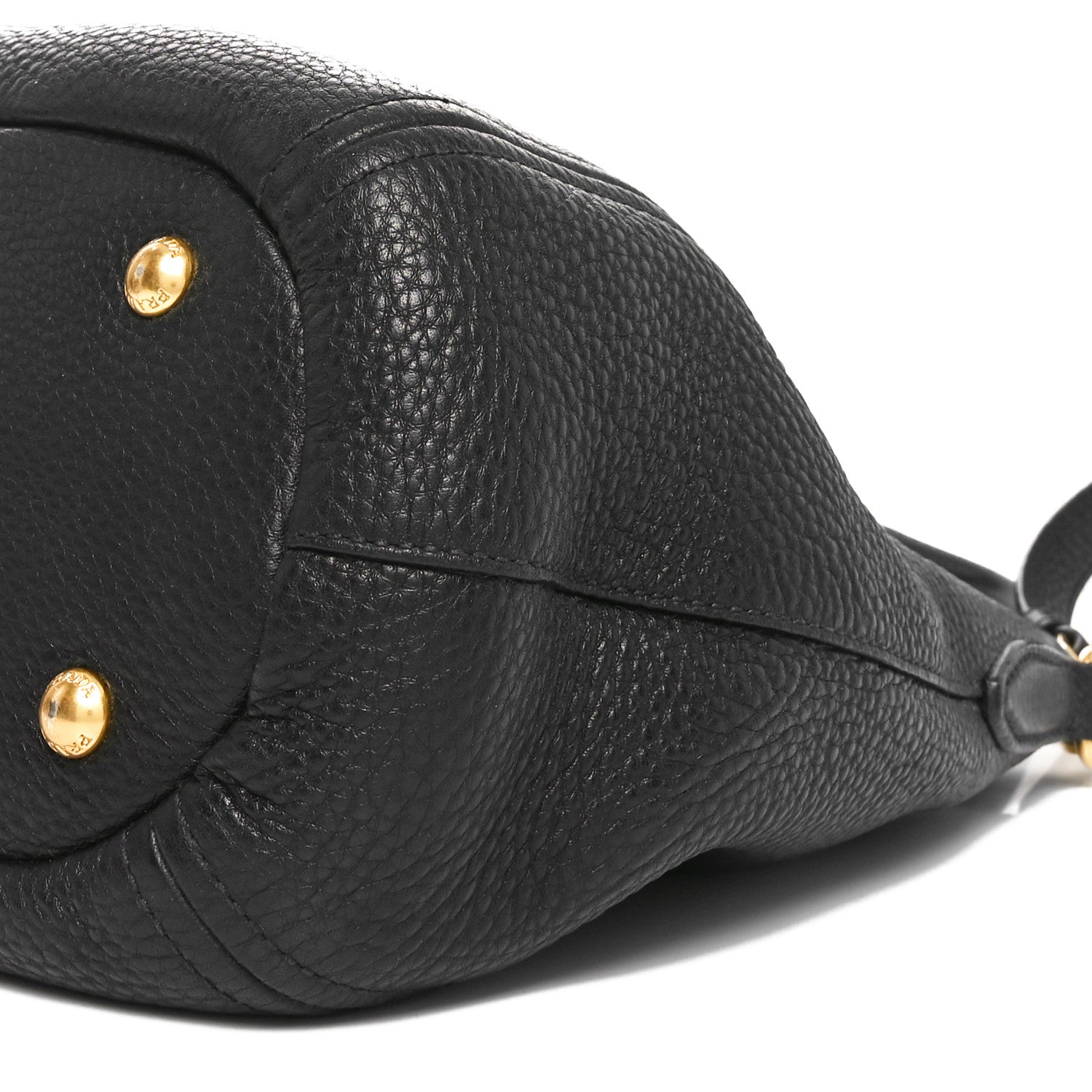 Prada Vitello Phenix Shoulder Bag Black 9 of 9