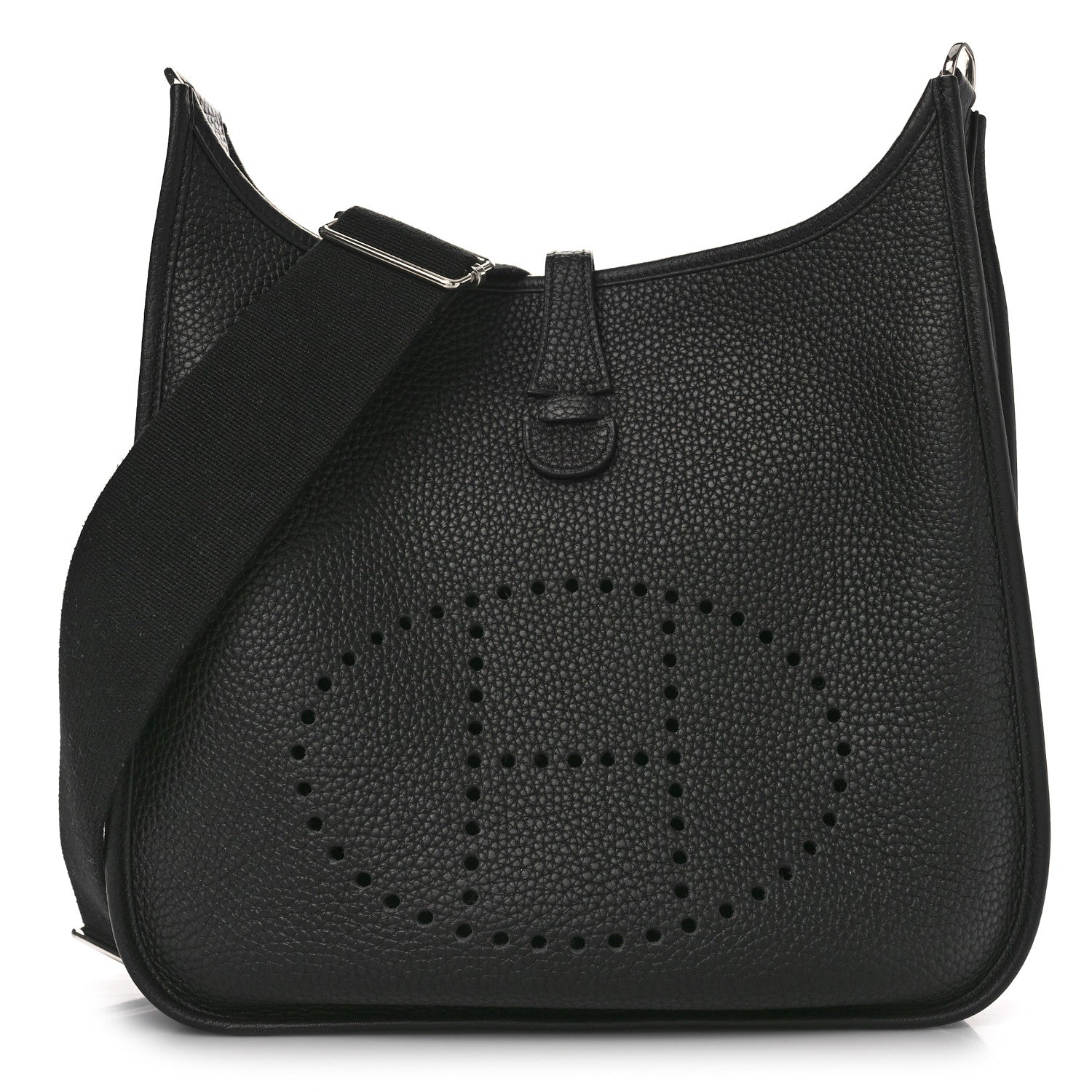 Hermes Taurillon Clemence Evelyne III PM Black 1 of 8