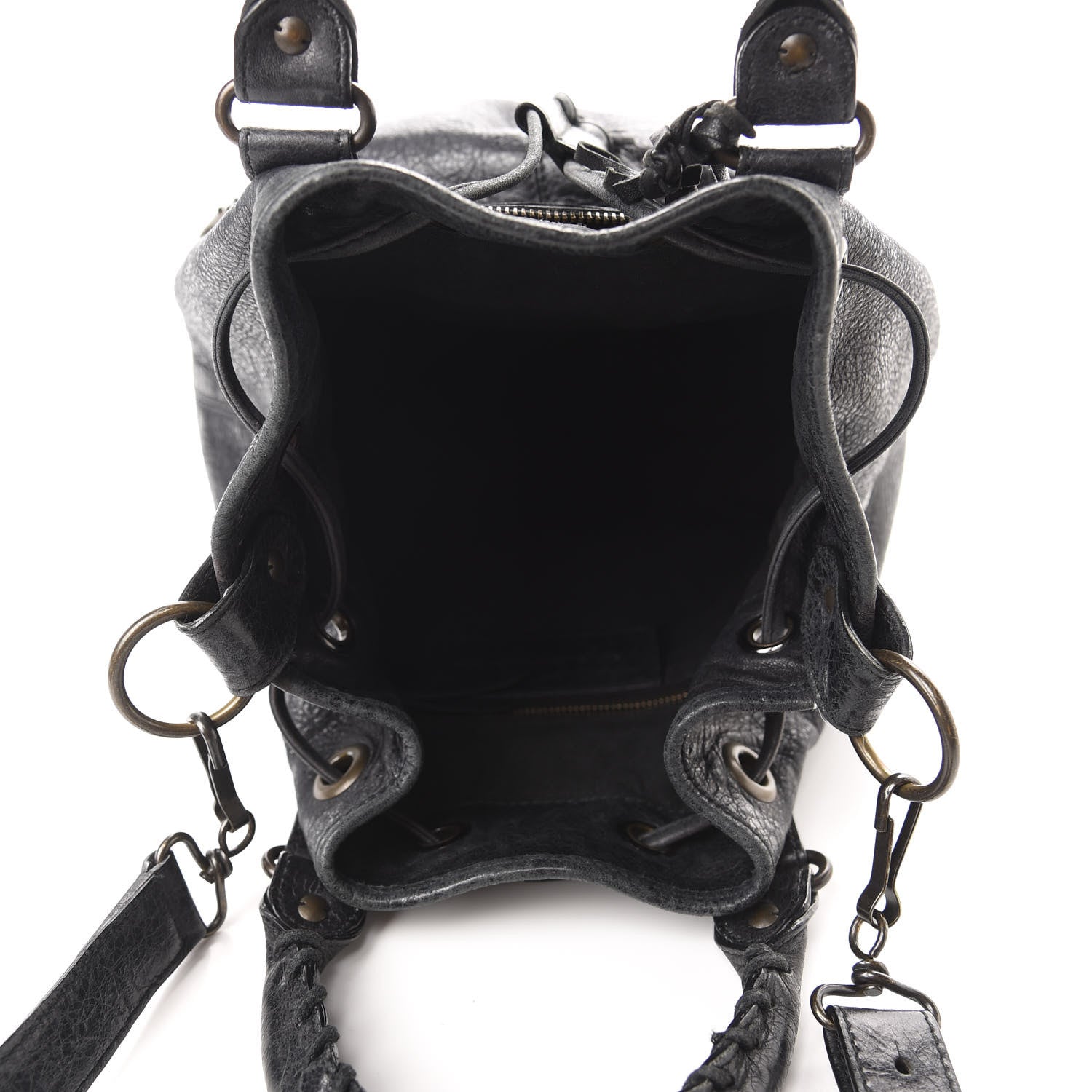 Balenciaga Agneau Classic Hardware Mini Pompon Black 5 of 10