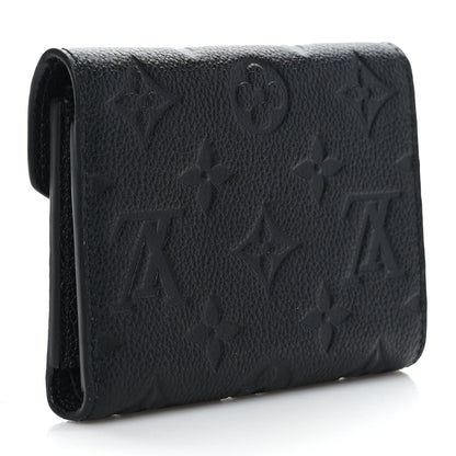 Louis Vuitton Empreinte Victorine Wallet Black 3 of 7