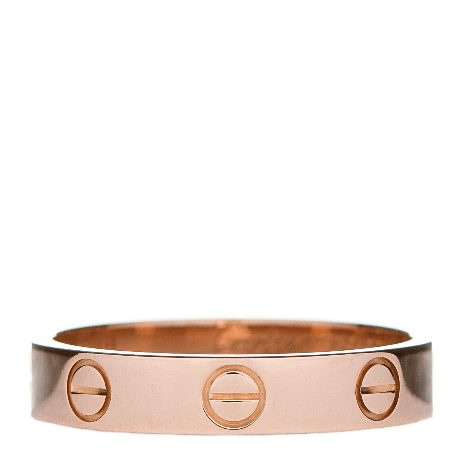 Cartier 18K Pink Gold 3.5mm LOVE Wedding Band Ring 52 6 1 of 4