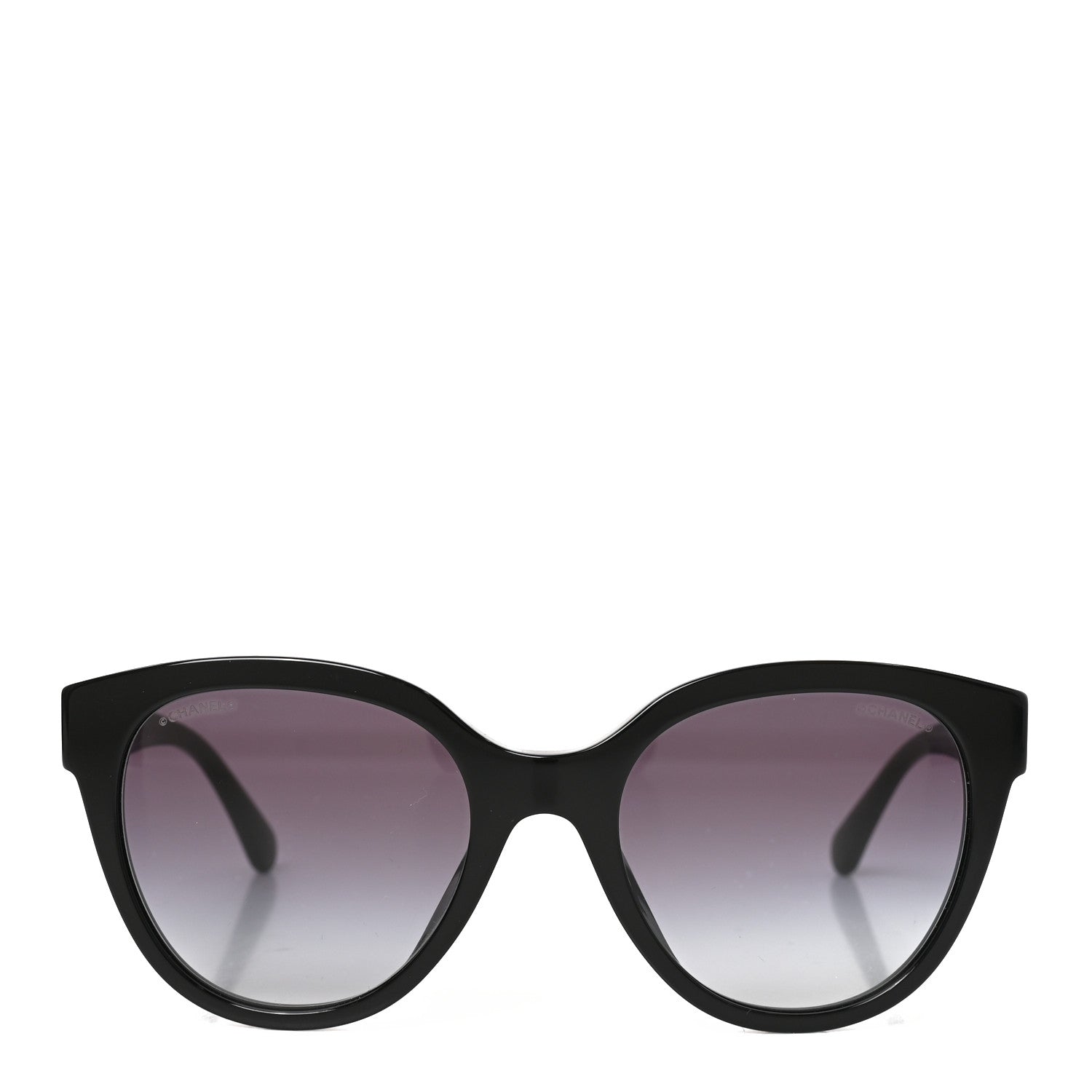 Chanel Acetate CC Butterfly Sunglasses 5414-A Black Yellow 2 of 7