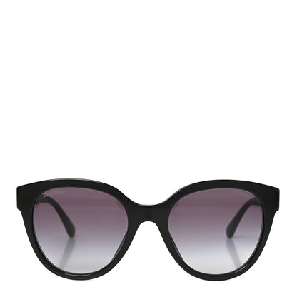 Chanel Acetate CC Butterfly Sunglasses 5414-A Black Yellow 2 of 7