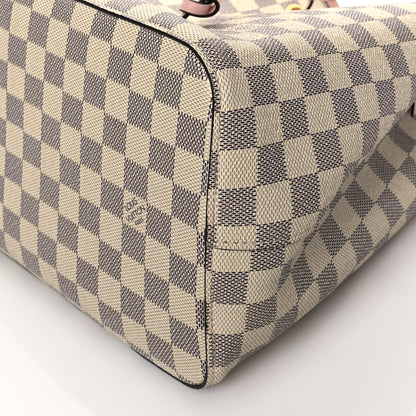 Louis Vuitton Damier Azur Neonoe MM Eau De Rose 9 of 9