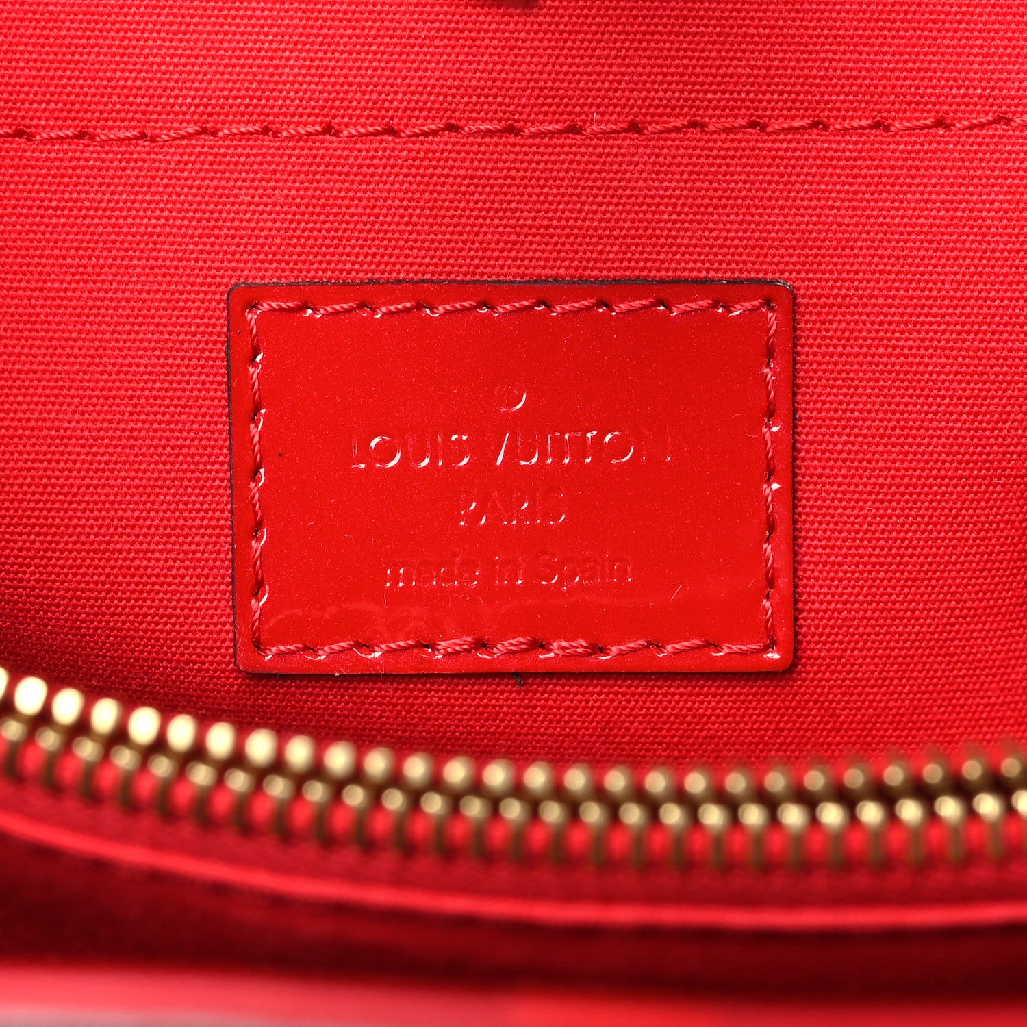 Louis Vuitton Vernis Montaigne BB Cherry 6 of 8