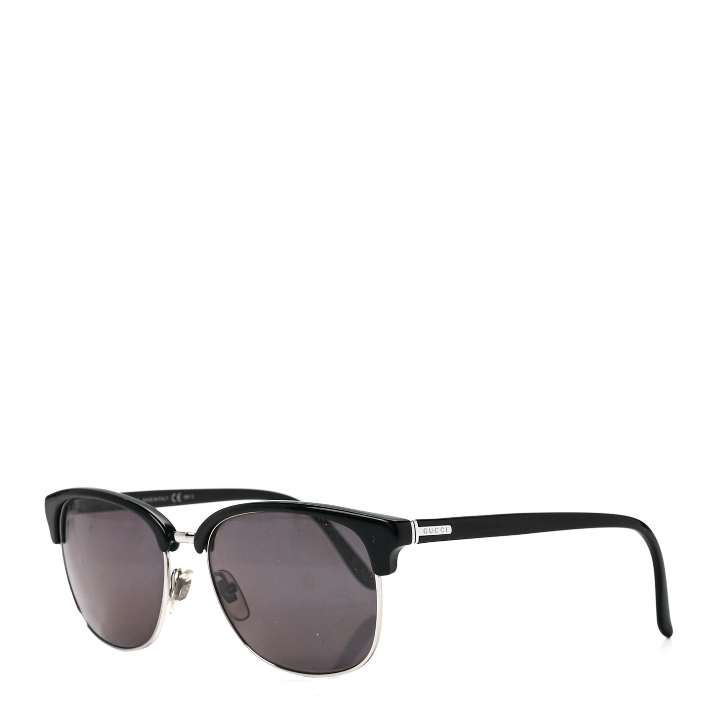 Acetate Metal Rectangle Sunglasses GG 2227/S Black