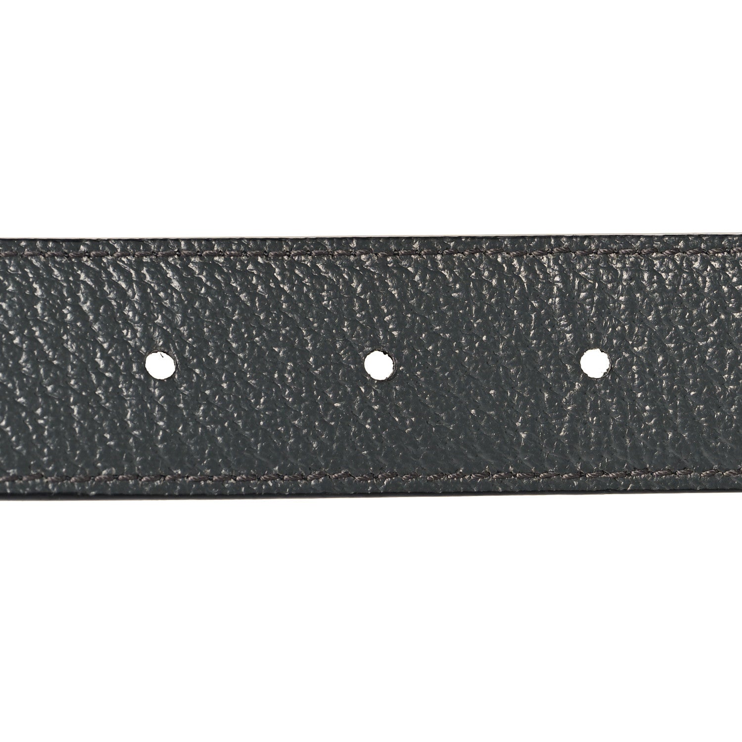 Gucci Textured Dollar Calfskin Squared Interlocking G 30mm Reversible Belt 85 34 Black 4 of 6