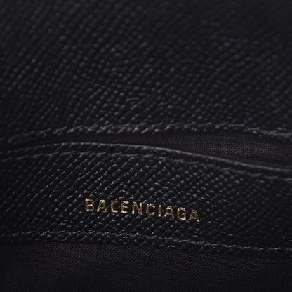 Balenciaga Grained Calfskin XXS Ville Top Handle Bag Scarf Black 6 of 11