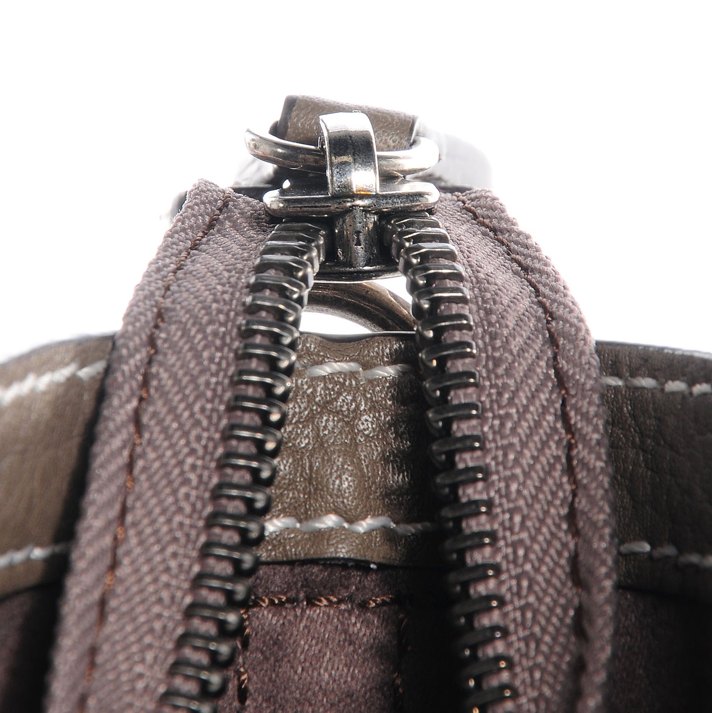 Drummed Leather Nano Luggage Souris