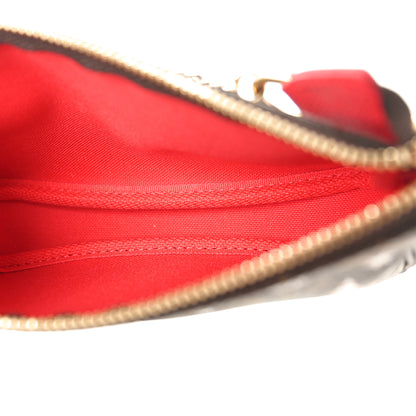 Louis Vuitton Monogram 2021 Christmas Animation London Mini Pochette Accessories Red 5 of 10