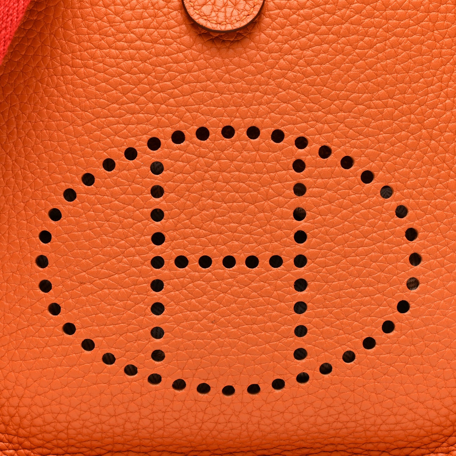Hermes Taurillon Clemence Amazone Evelyne TPM Orange Peony 8 of 11